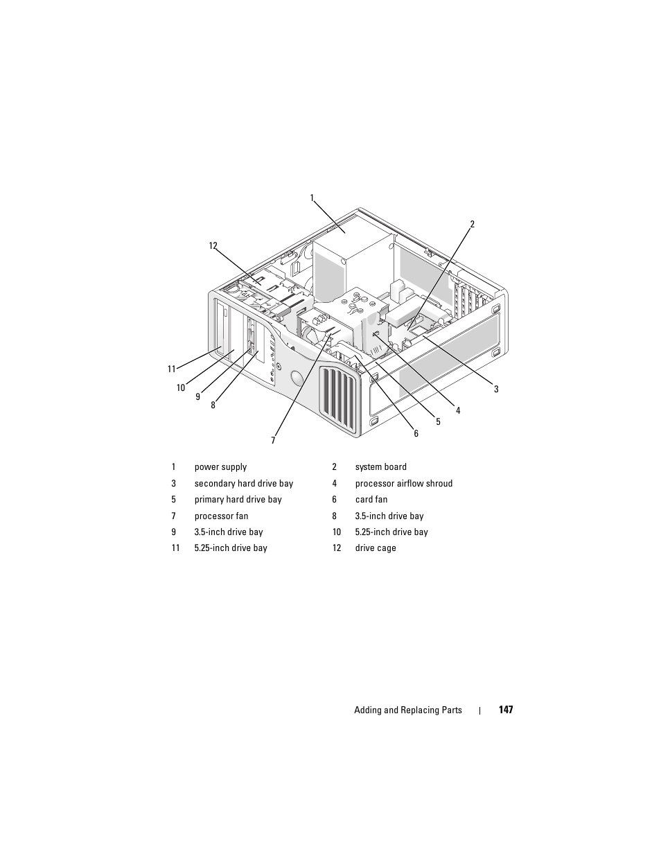 Dell Precision T3400 (Late 2007) User Manual | Page 147 / 290