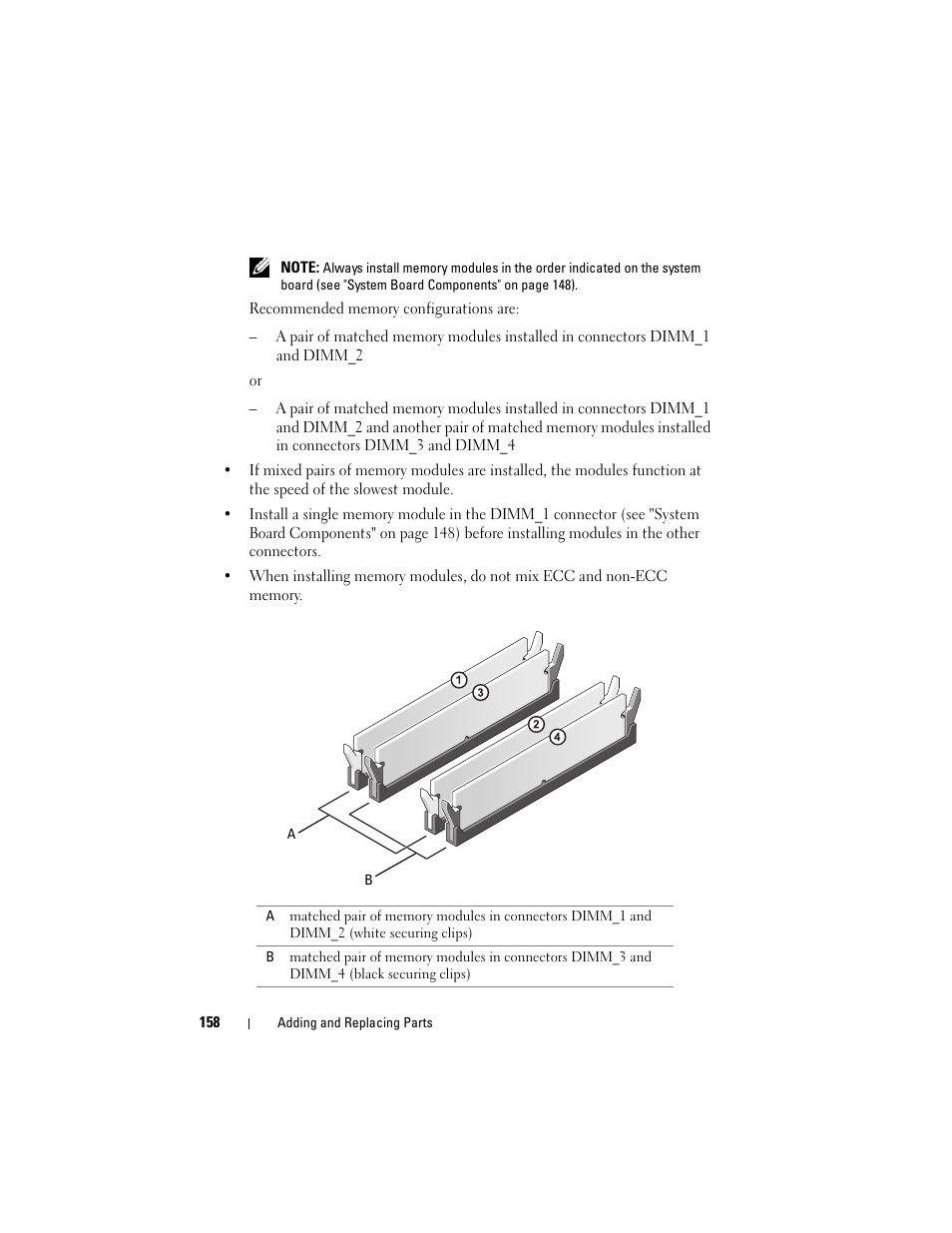 Dell Precision T3400 (Late 2007) User Manual | Page 158 / 290