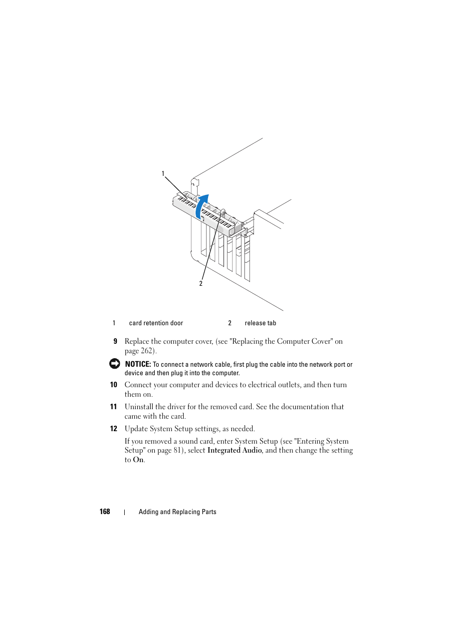 Dell Precision T3400 (Late 2007) User Manual | Page 168 / 290