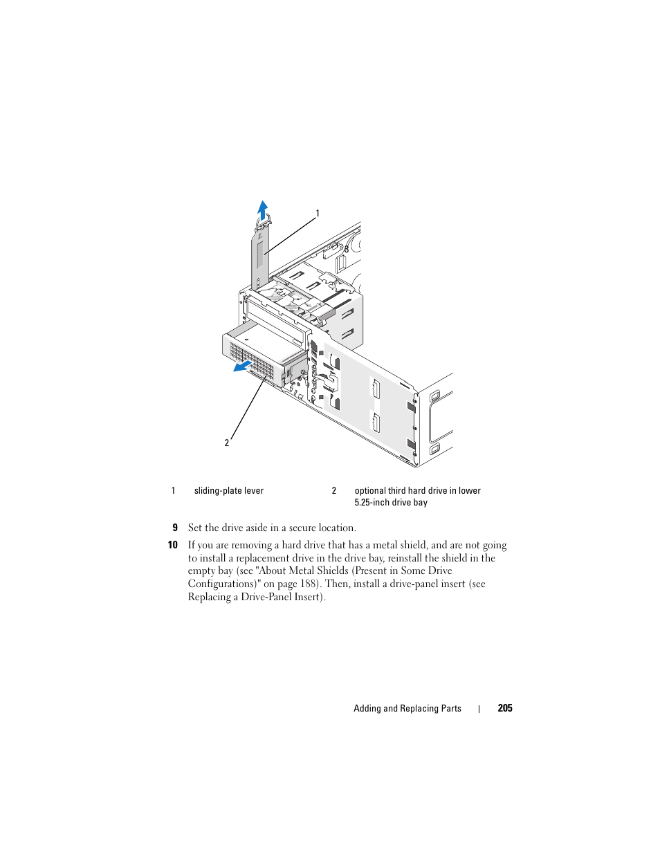 Dell Precision T3400 (Late 2007) User Manual | Page 205 / 290