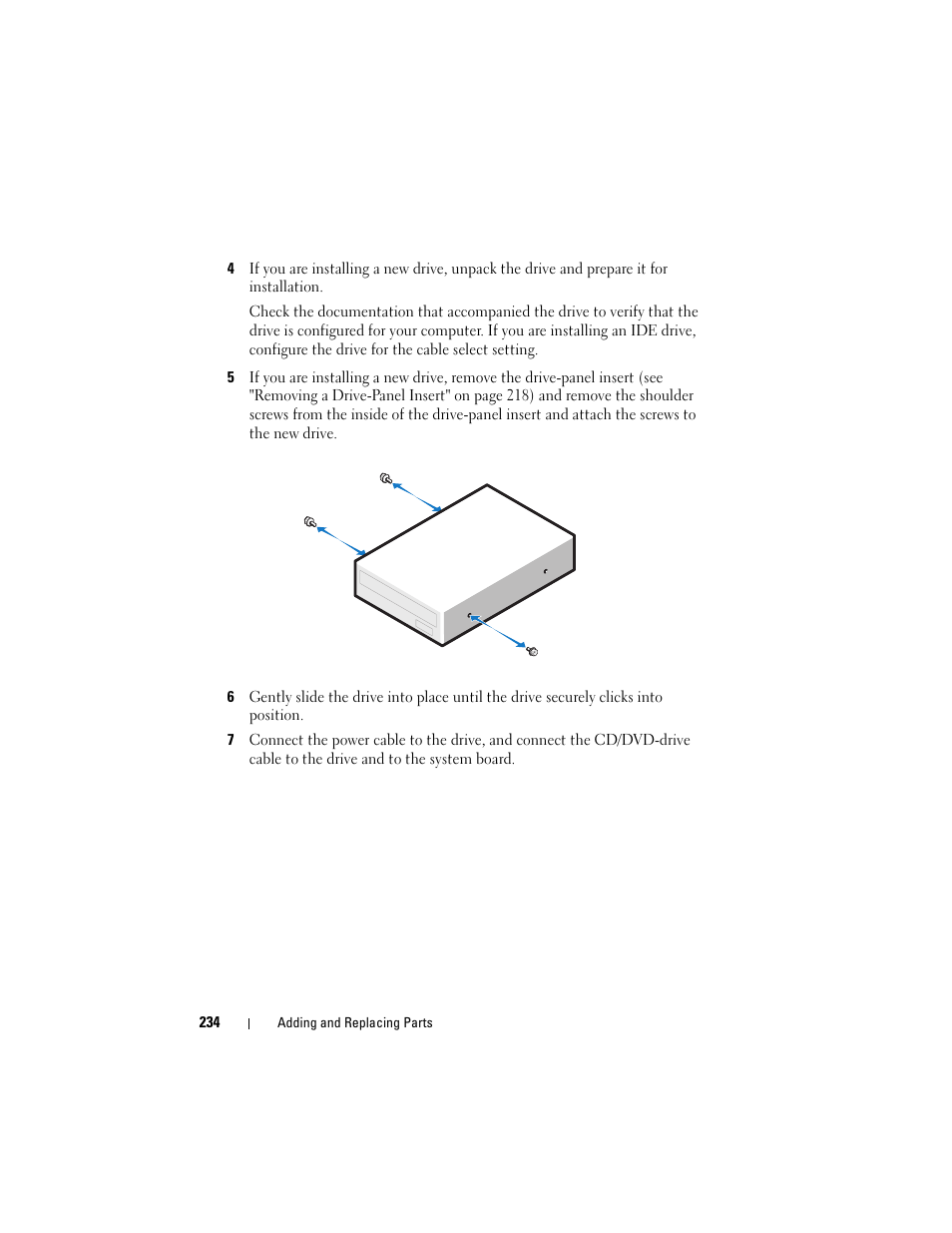 Dell Precision T3400 (Late 2007) User Manual | Page 234 / 290