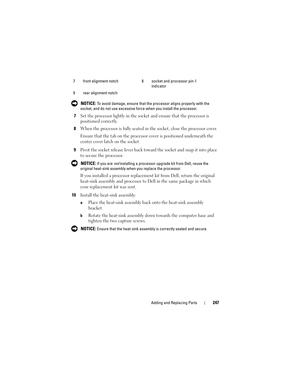 Dell Precision T3400 (Late 2007) User Manual | Page 247 / 290