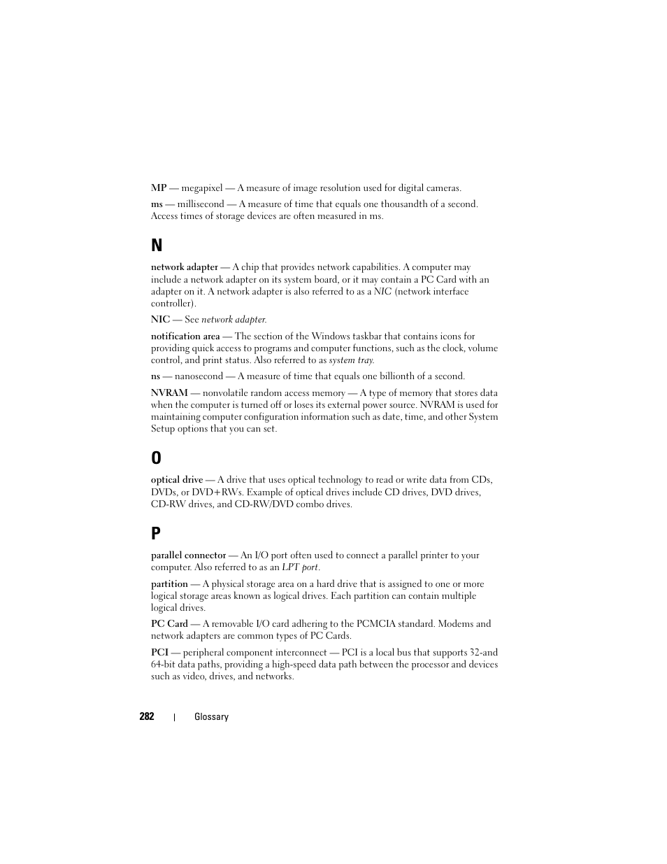 Dell Precision T3400 (Late 2007) User Manual | Page 282 / 290