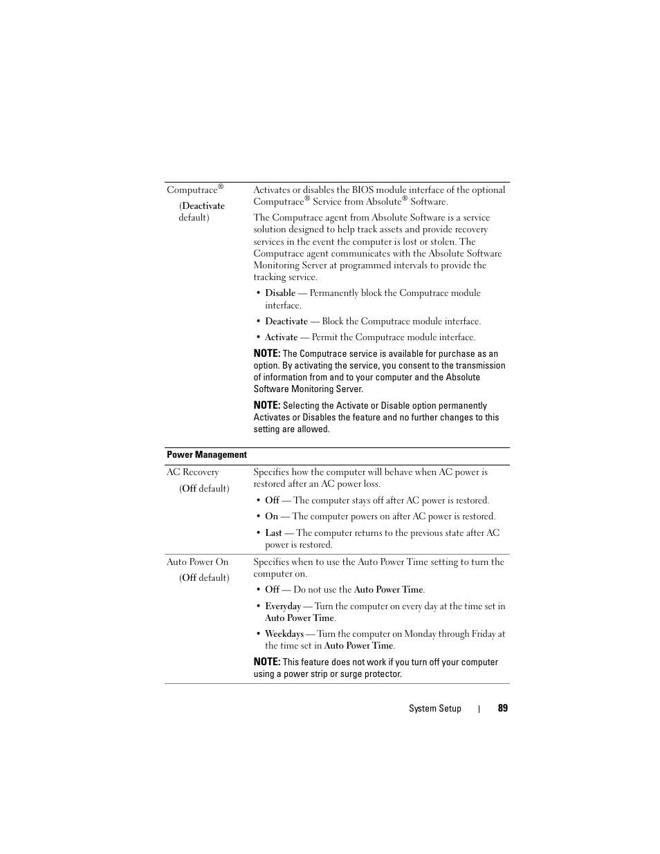 Dell Precision T3400 (Late 2007) User Manual | Page 89 / 290