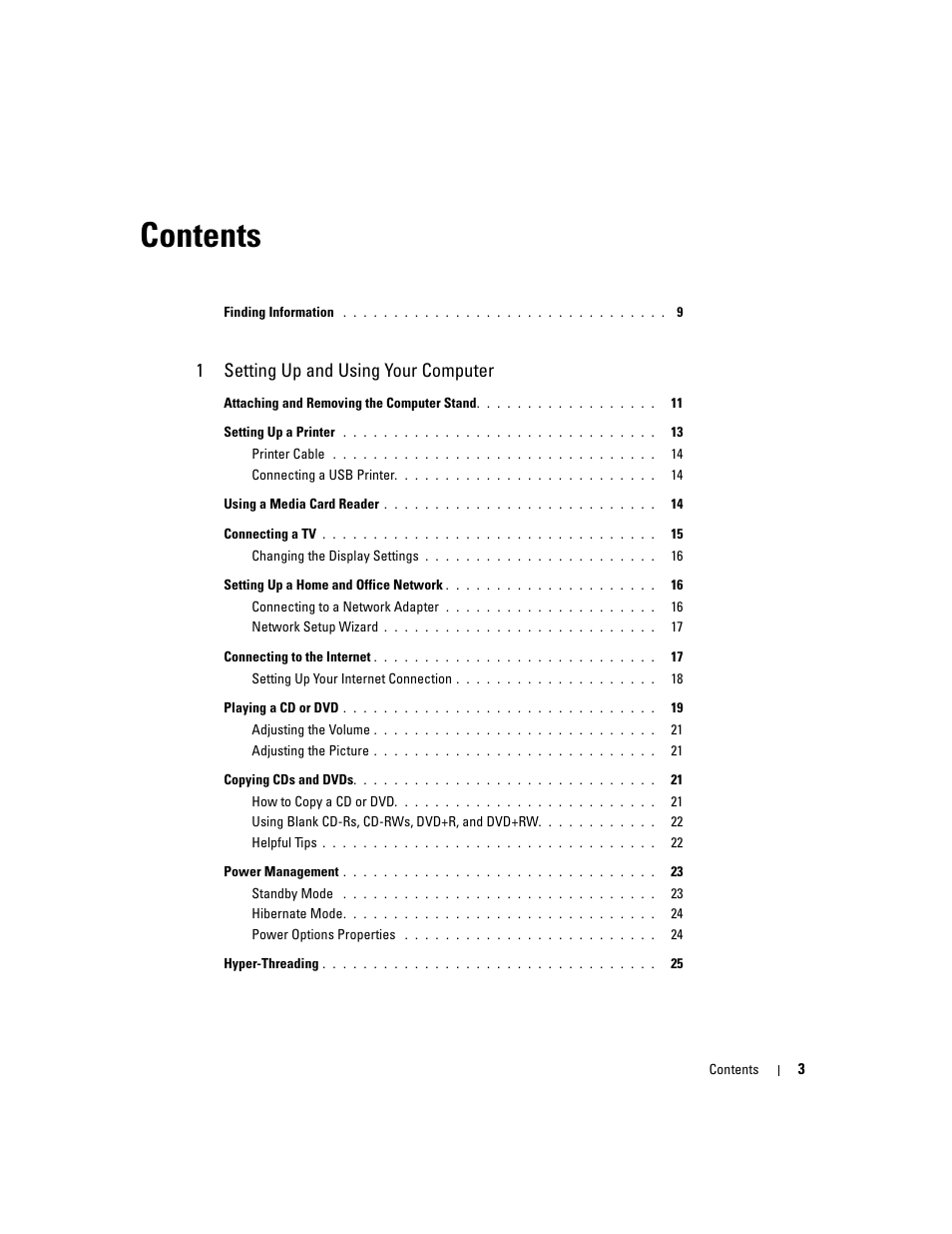 Dell Dimension 4700C User Manual | Page 3 / 116