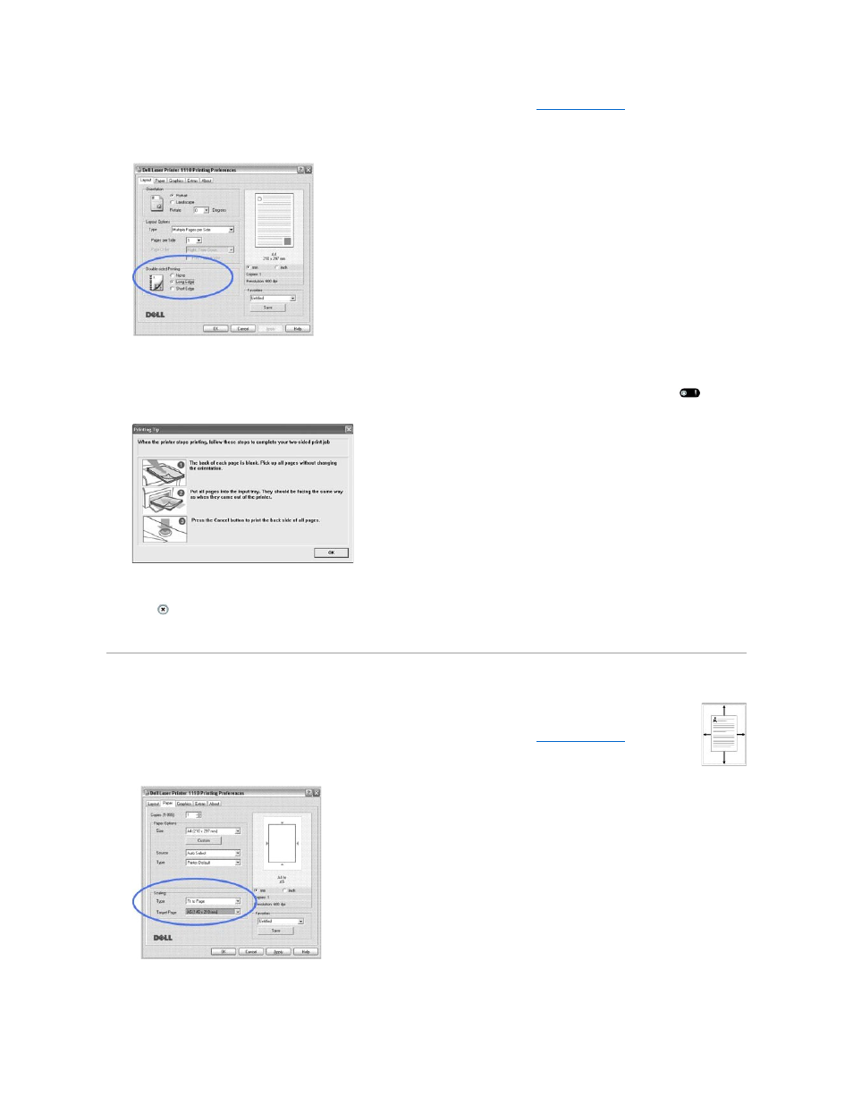 Fitting your document to a selected paper size | Dell 1110 Laser Mono Printer User Manual | Page 27 / 47