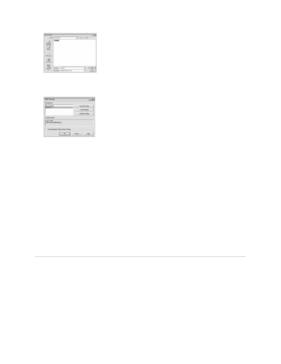 Setting up a locally shared printer, Deleting a page overlay | Dell 1110 Laser Mono Printer User Manual | Page 31 / 47