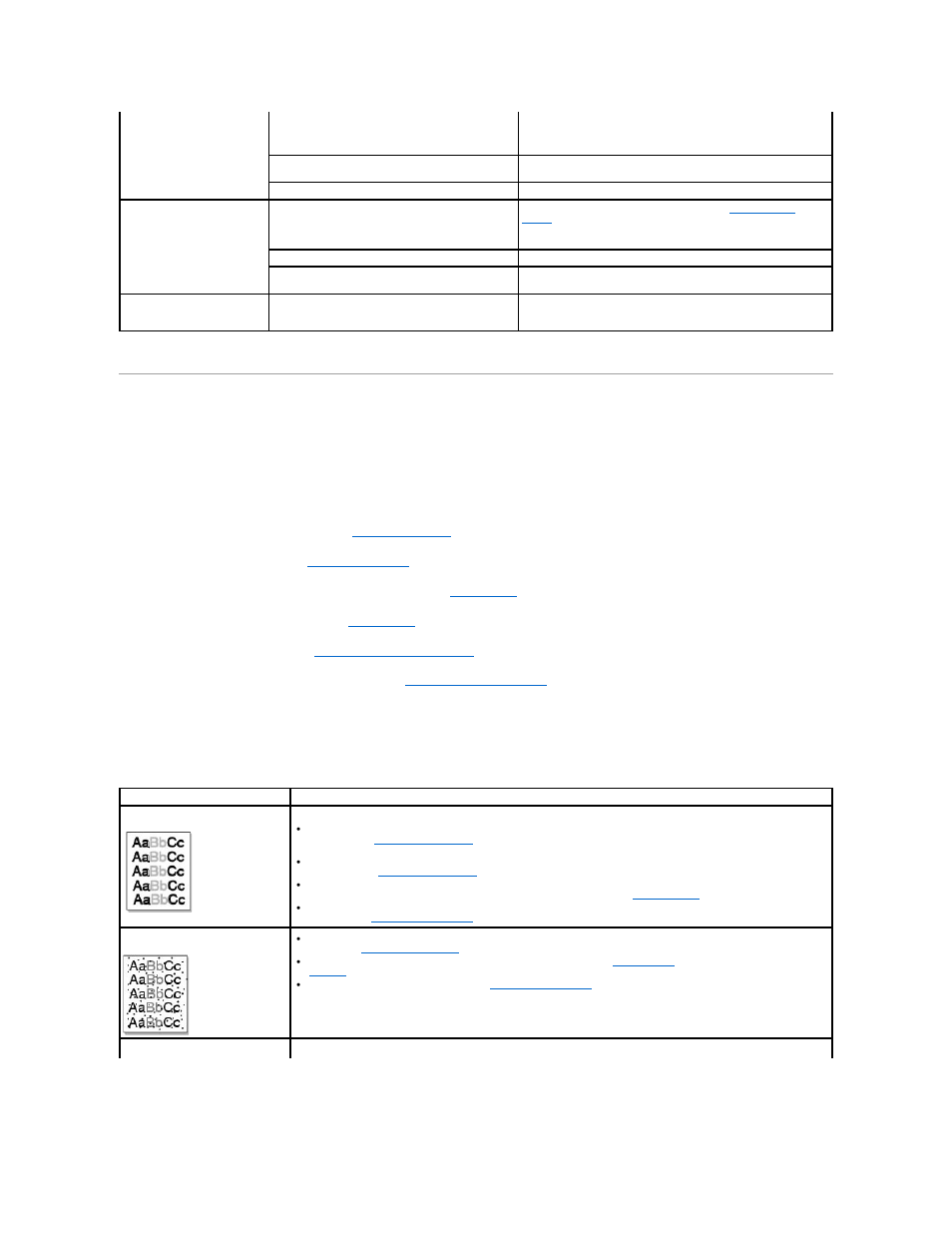 Solving print quality problems, Print quality checklist, Printing quality problems | Dell 1110 Laser Mono Printer User Manual | Page 45 / 47