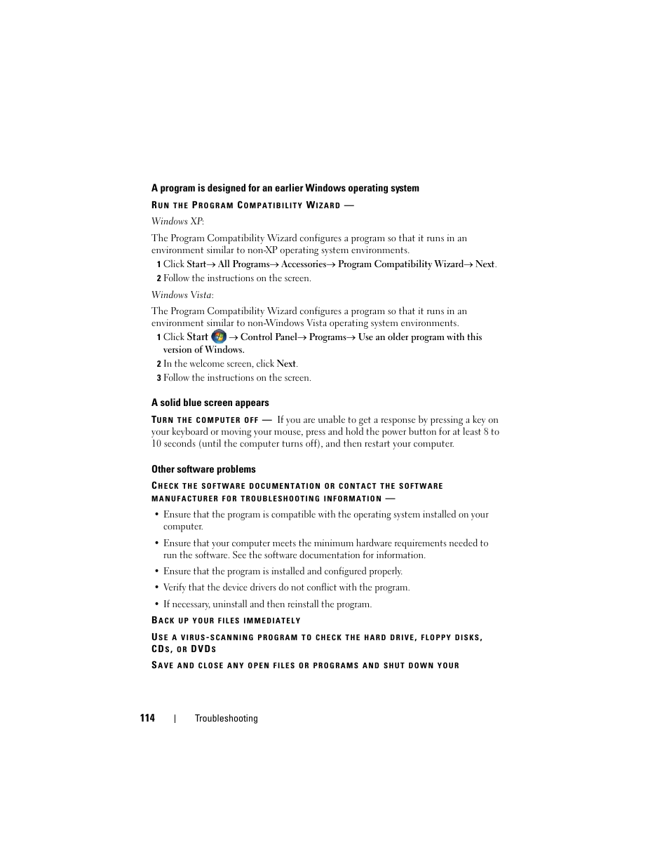 Dell Latitude D530 (Early 2008) User Manual | Page 114 / 176