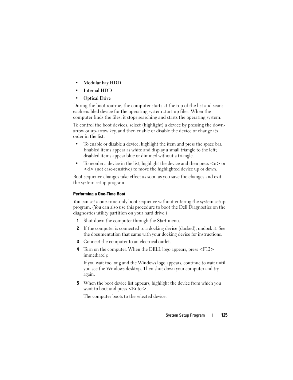 Dell Latitude D530 (Early 2008) User Manual | Page 125 / 176