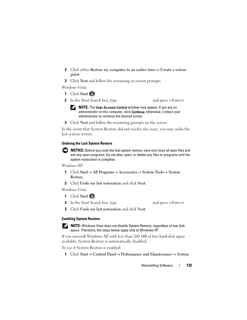 Dell Latitude D530 (Early 2008) User Manual | Page 133 / 176