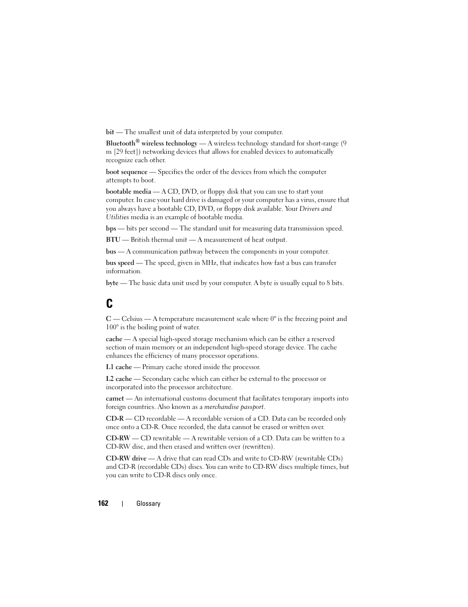 Dell Latitude D530 (Early 2008) User Manual | Page 162 / 176