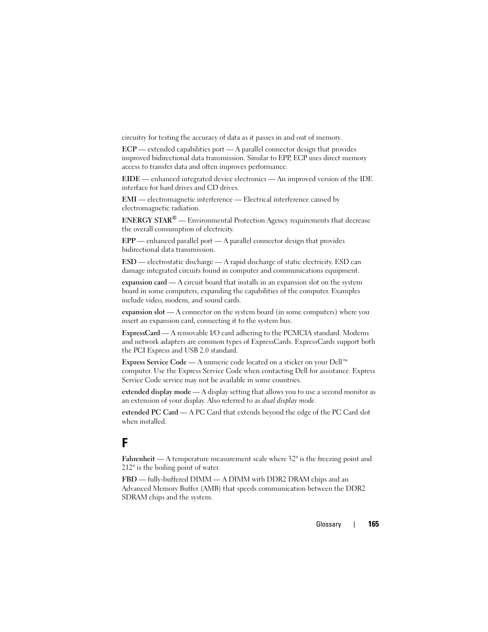 Dell Latitude D530 (Early 2008) User Manual | Page 165 / 176