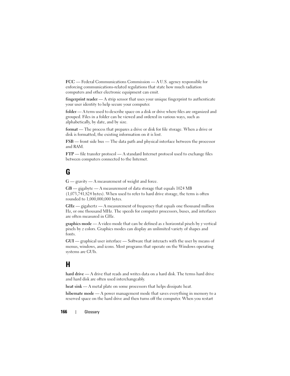 Dell Latitude D530 (Early 2008) User Manual | Page 166 / 176