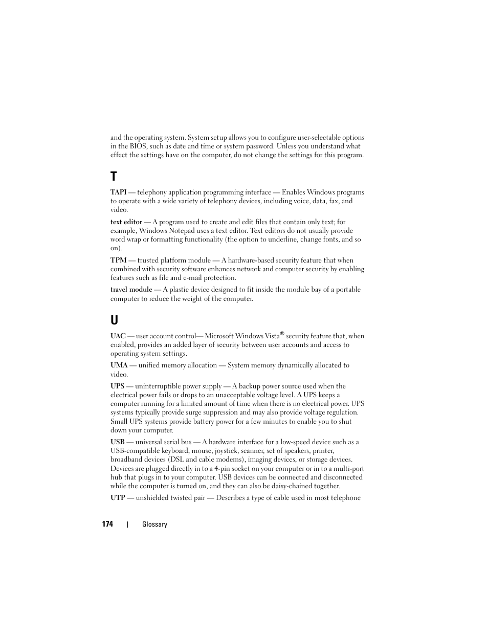 Dell Latitude D530 (Early 2008) User Manual | Page 174 / 176