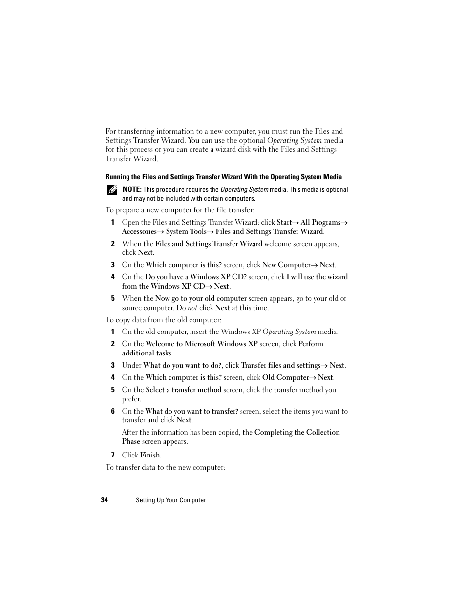 Dell Latitude D530 (Early 2008) User Manual | Page 34 / 176