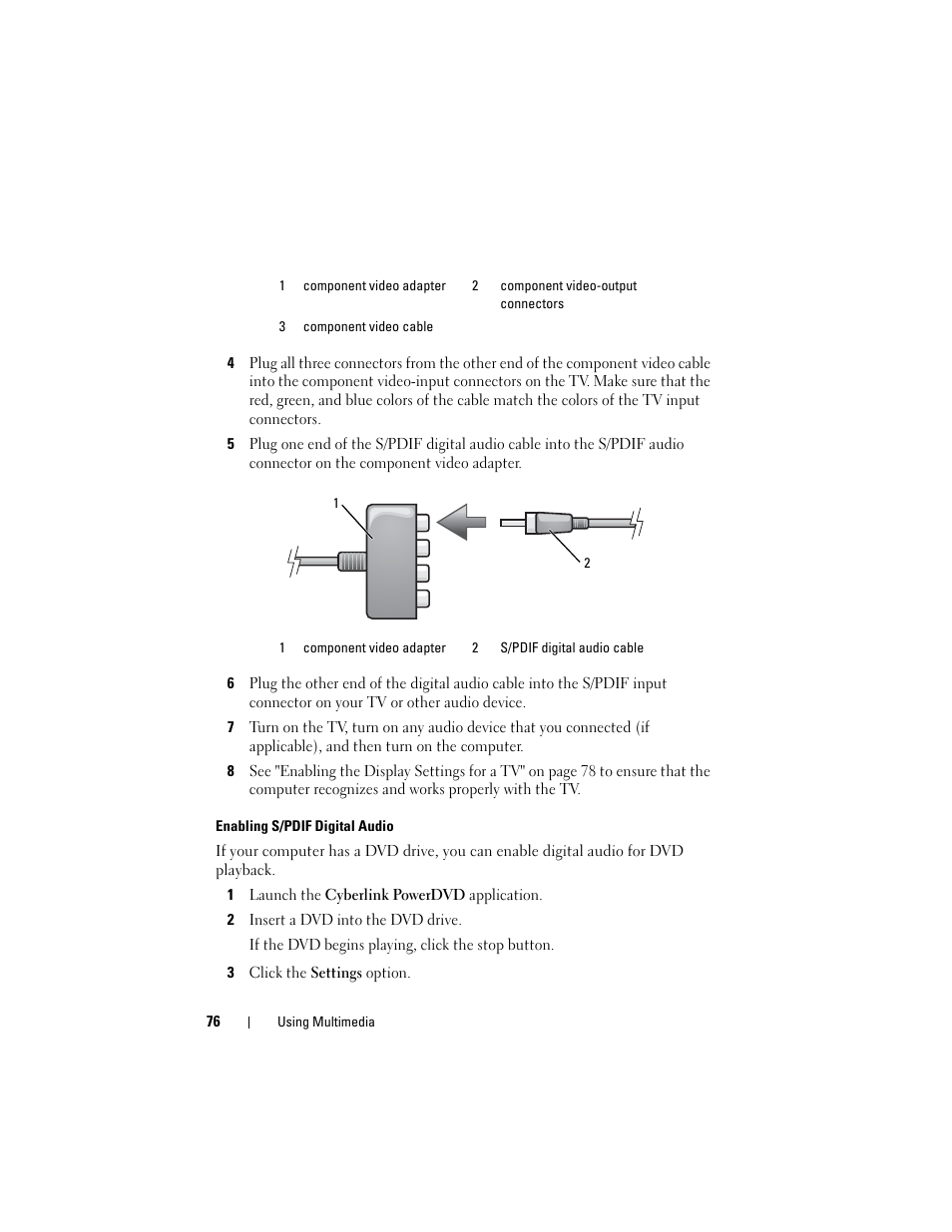 Dell Latitude D530 (Early 2008) User Manual | Page 76 / 176