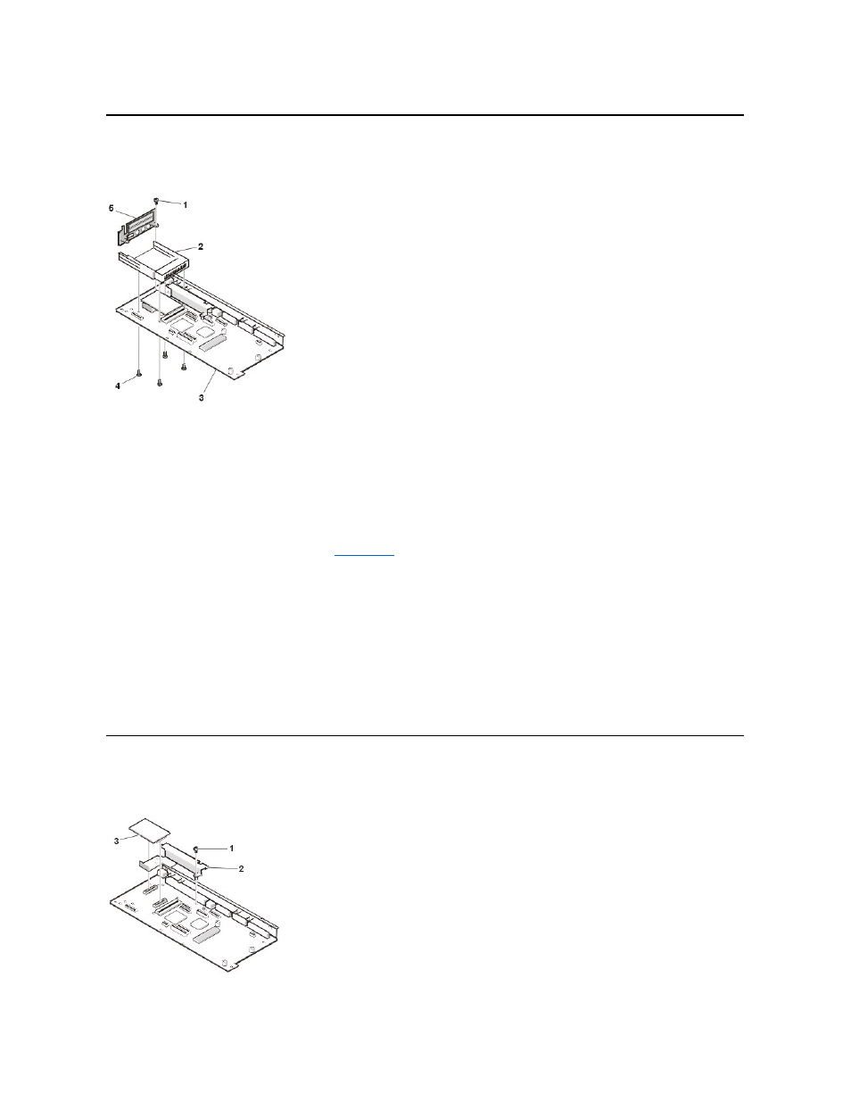 Pc card cage removal, Audio card and audio thermal shield removal, Pc card cage | Audio thermal shield | Dell Inspiron 7500 User Manual | Page 131 / 165