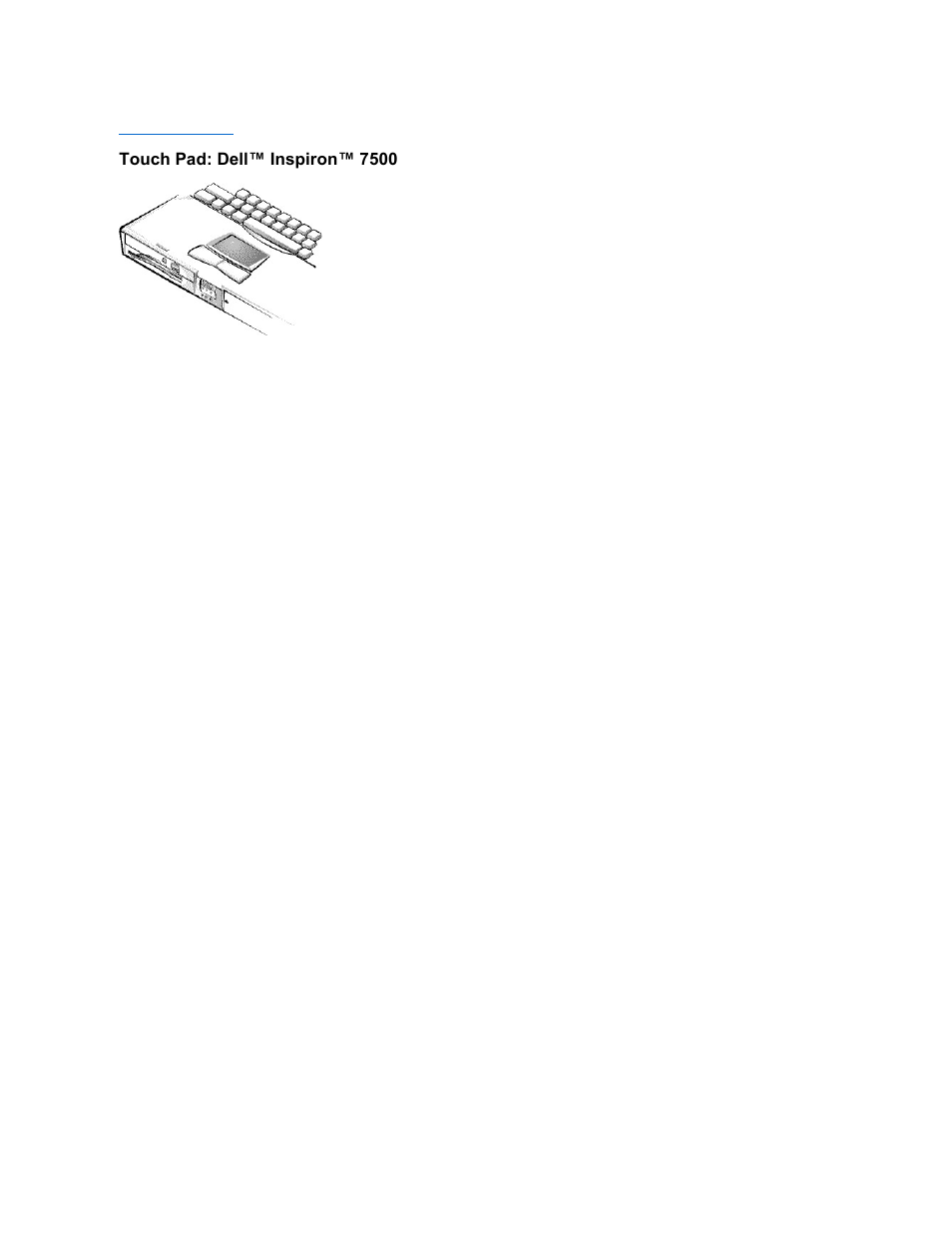 Touch pad: dell™ inspiron™ 7500 | Dell Inspiron 7500 User Manual | Page 159 / 165