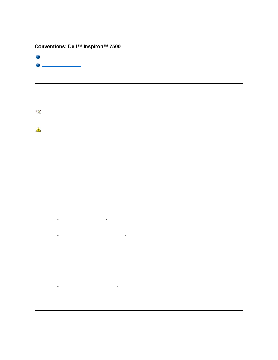 Conventions: dell™ inspiron™ 7500 | Dell Inspiron 7500 User Manual | Page 22 / 165