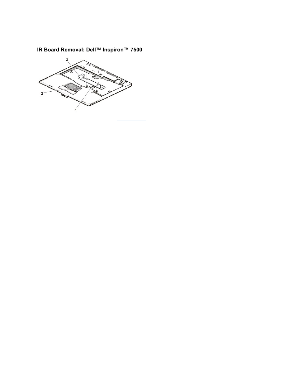 Ir board removal: dell™ inspiron™ 7500 | Dell Inspiron 7500 User Manual | Page 59 / 165