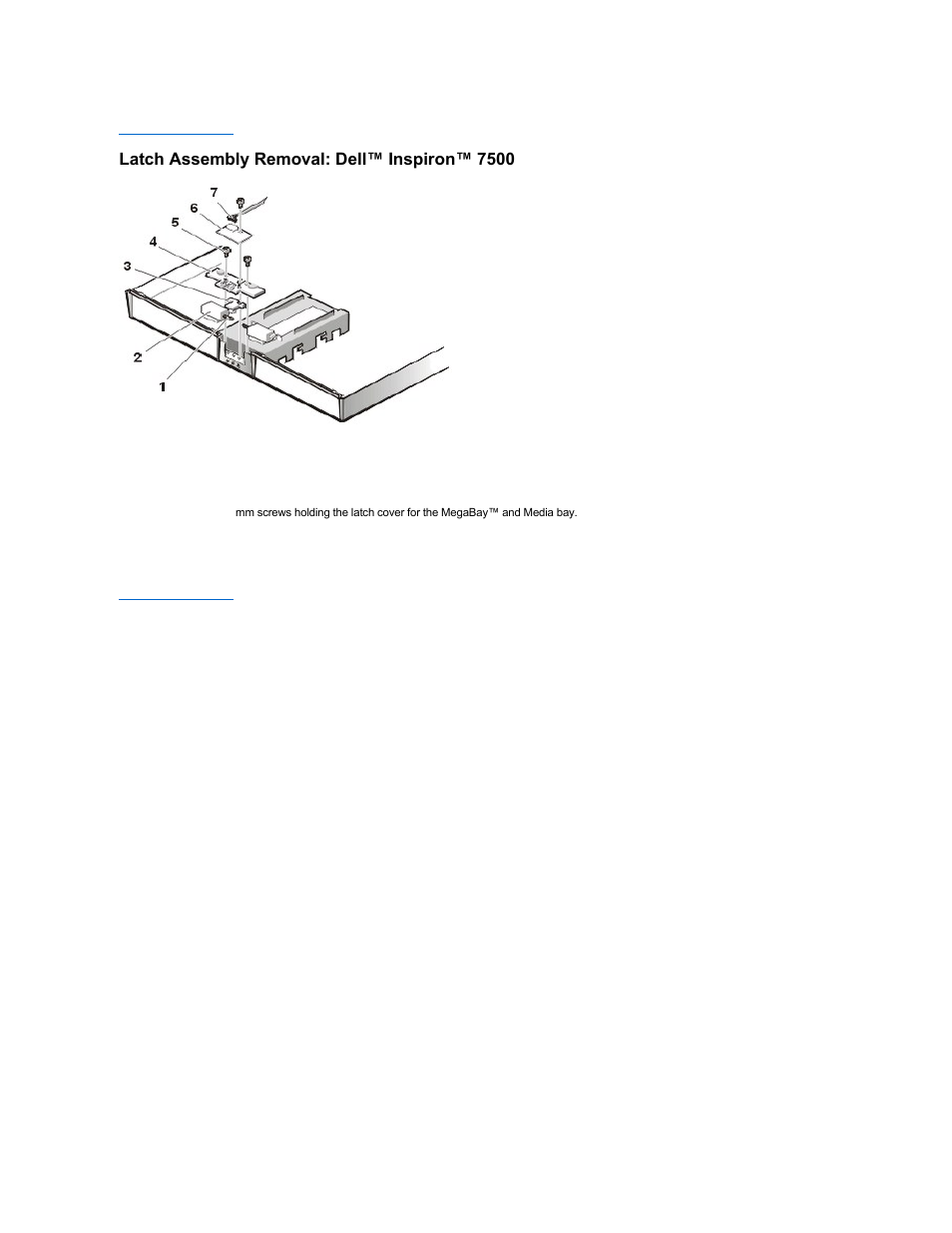 Latch assembly removal: dell™ inspiron™ 7500 | Dell Inspiron 7500 User Manual | Page 65 / 165