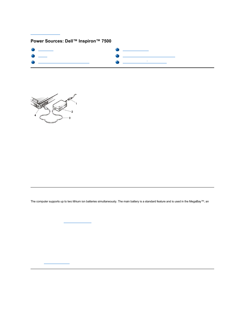 Power sources: dell™ inspiron™ 7500 | Dell Inspiron 7500 User Manual | Page 96 / 165