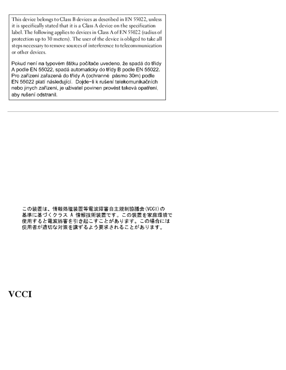 Vcci notice (japan only) | Dell D/Dock Expansion-Station User Manual | Page 23 / 37