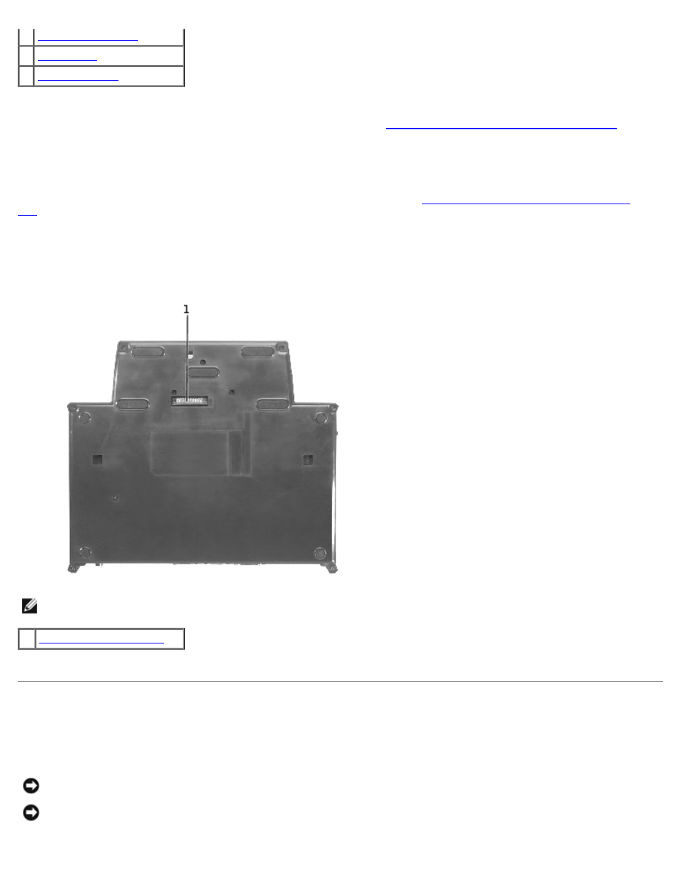 Docking your computer, Usb connector, Bottom view | Dell D/Dock Expansion-Station User Manual | Page 6 / 37