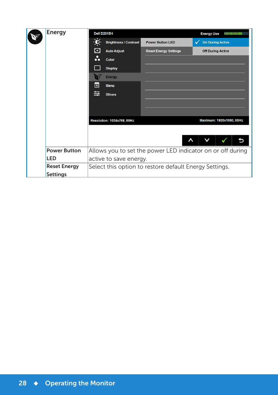 Dell D2015H Monitor User Manual | Page 28 / 45