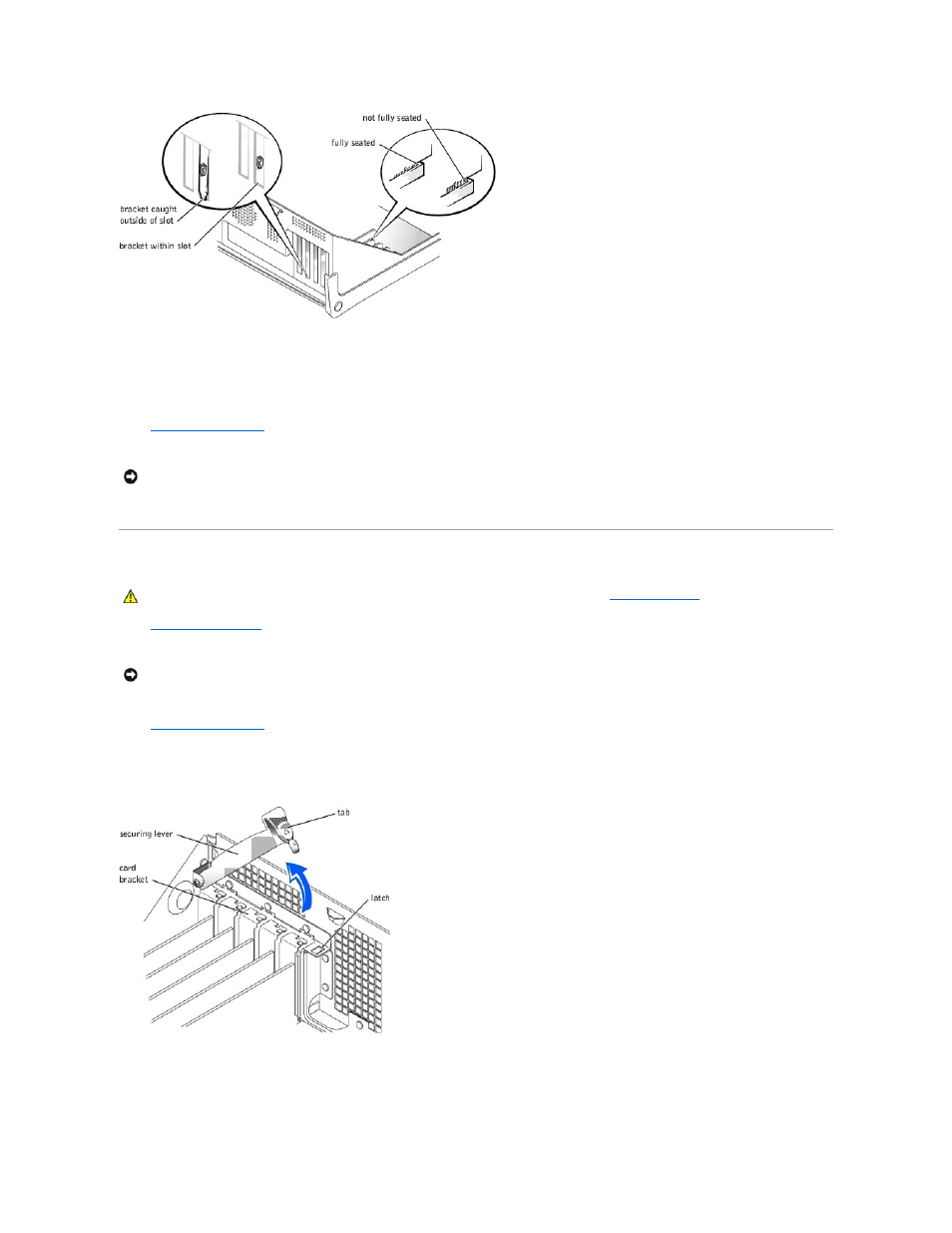 Removing cards | Dell Dimension 4400 User Manual | Page 11 / 59