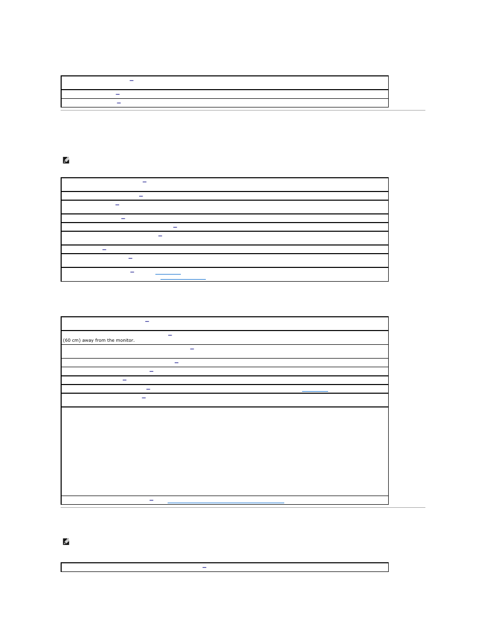 Video and monitor problems, Sound and speaker problems, If the screen is blank | If the screen is difficult to read | Dell Dimension 4400 User Manual | Page 26 / 59