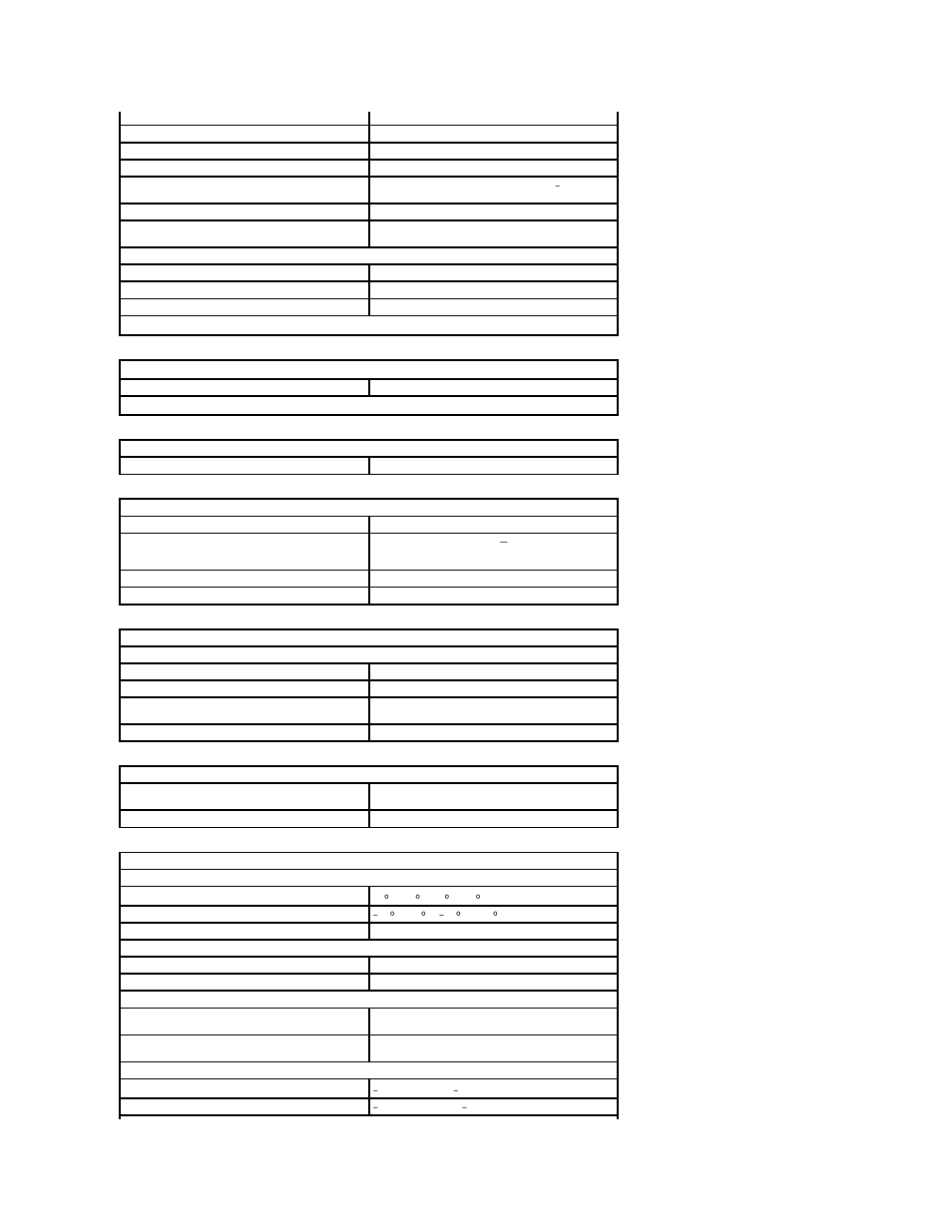 Audio, Video, Controls and lights | Power, Physical, Environmental | Dell Dimension 4400 User Manual | Page 39 / 59