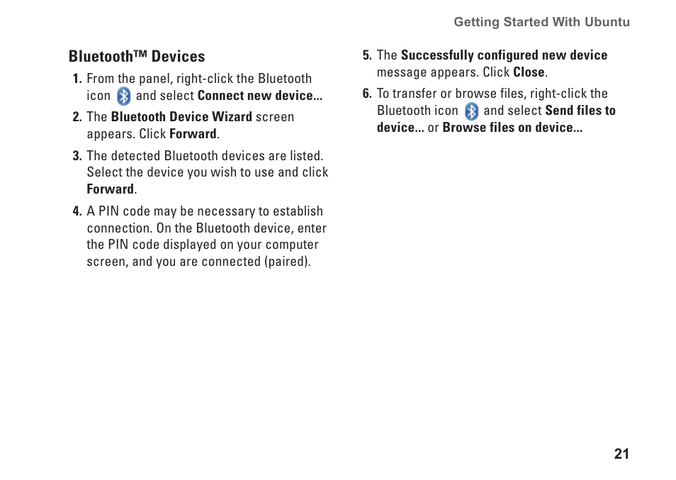 Dell Inspiron Mini 10v (1011, Mid 2009) User Manual | Page 23 / 26