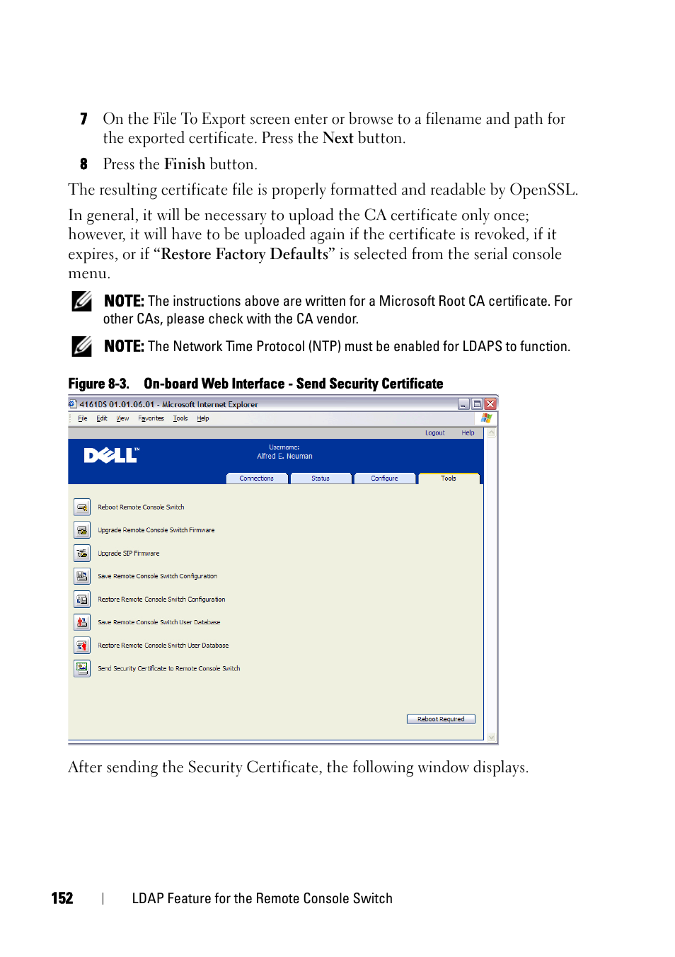 Dell KVM 2161DS User Manual | Page 168 / 244