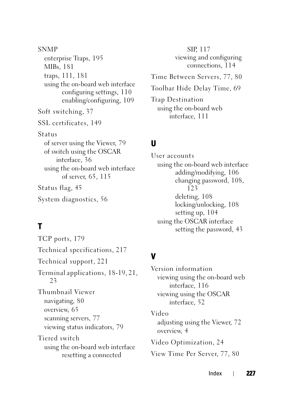 Dell KVM 2161DS User Manual | Page 243 / 244