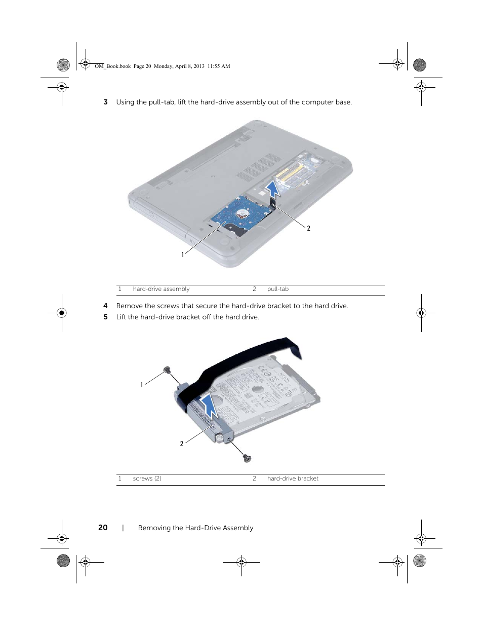 Dell Inspiron M531R (5535, Mid 2013) User Manual | Page 20 / 71