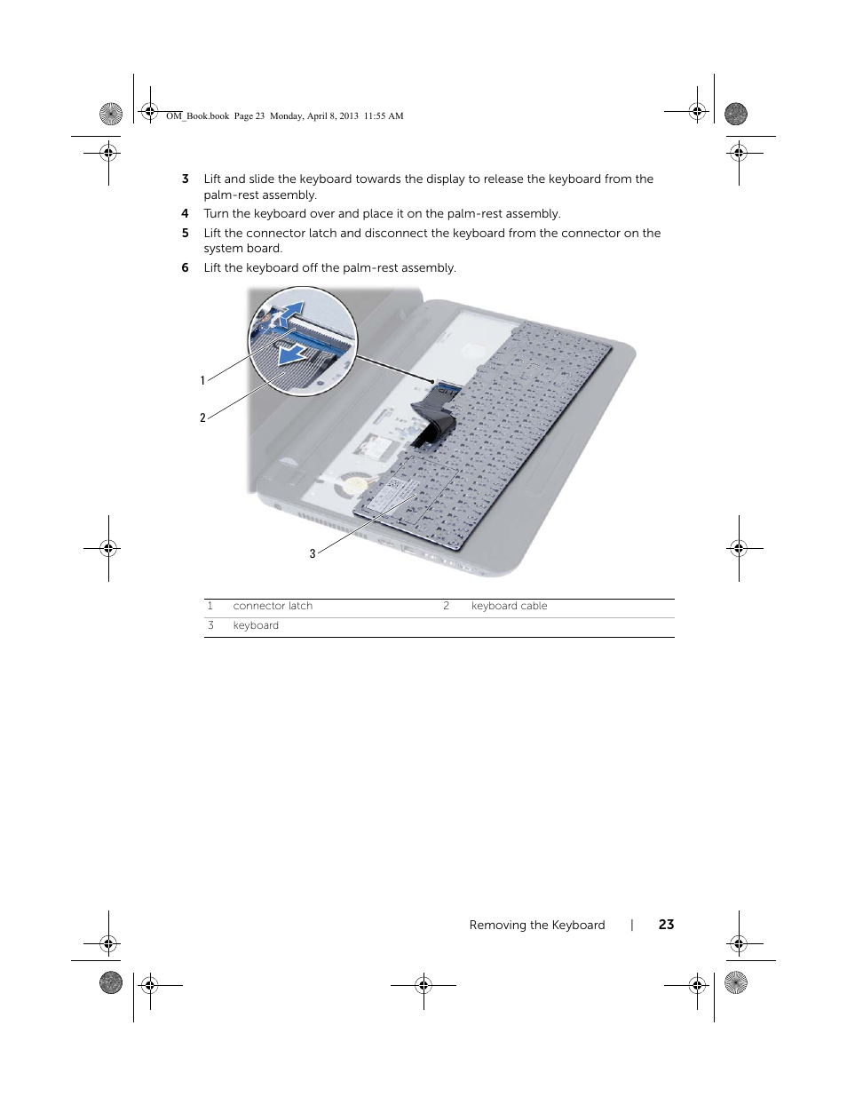 Dell Inspiron M531R (5535, Mid 2013) User Manual | Page 23 / 71