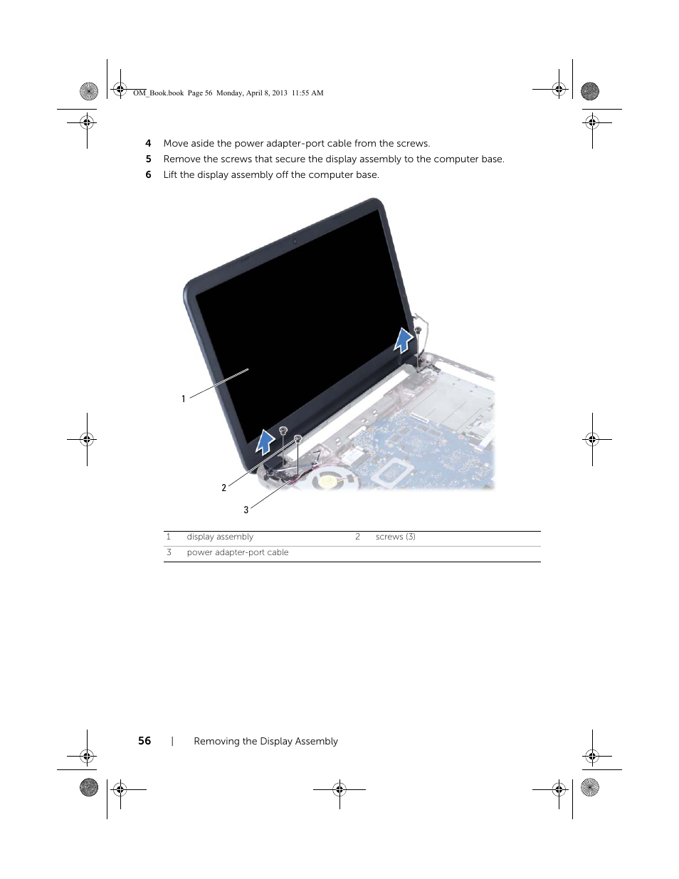 Dell Inspiron M531R (5535, Mid 2013) User Manual | Page 56 / 71