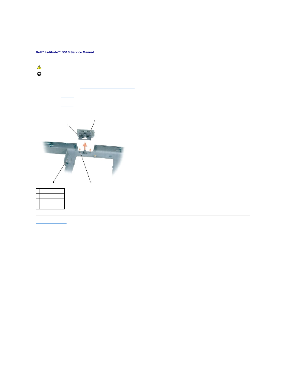 Base latch | Dell Latitude D510 User Manual | Page 23 / 42