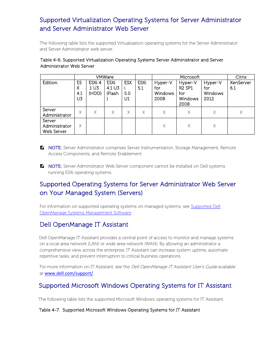 Dell openmanage it assistant | Dell POWEREDGE M1000E User Manual | Page 29 / 58