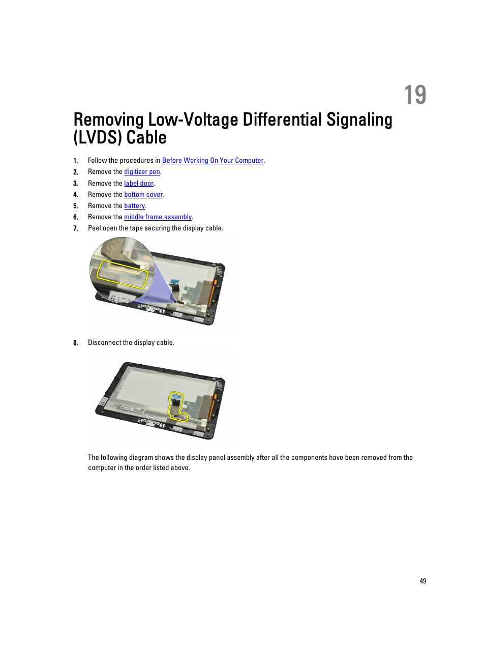 Dell Latitude ST (Late 2011) User Manual | Page 49 / 65