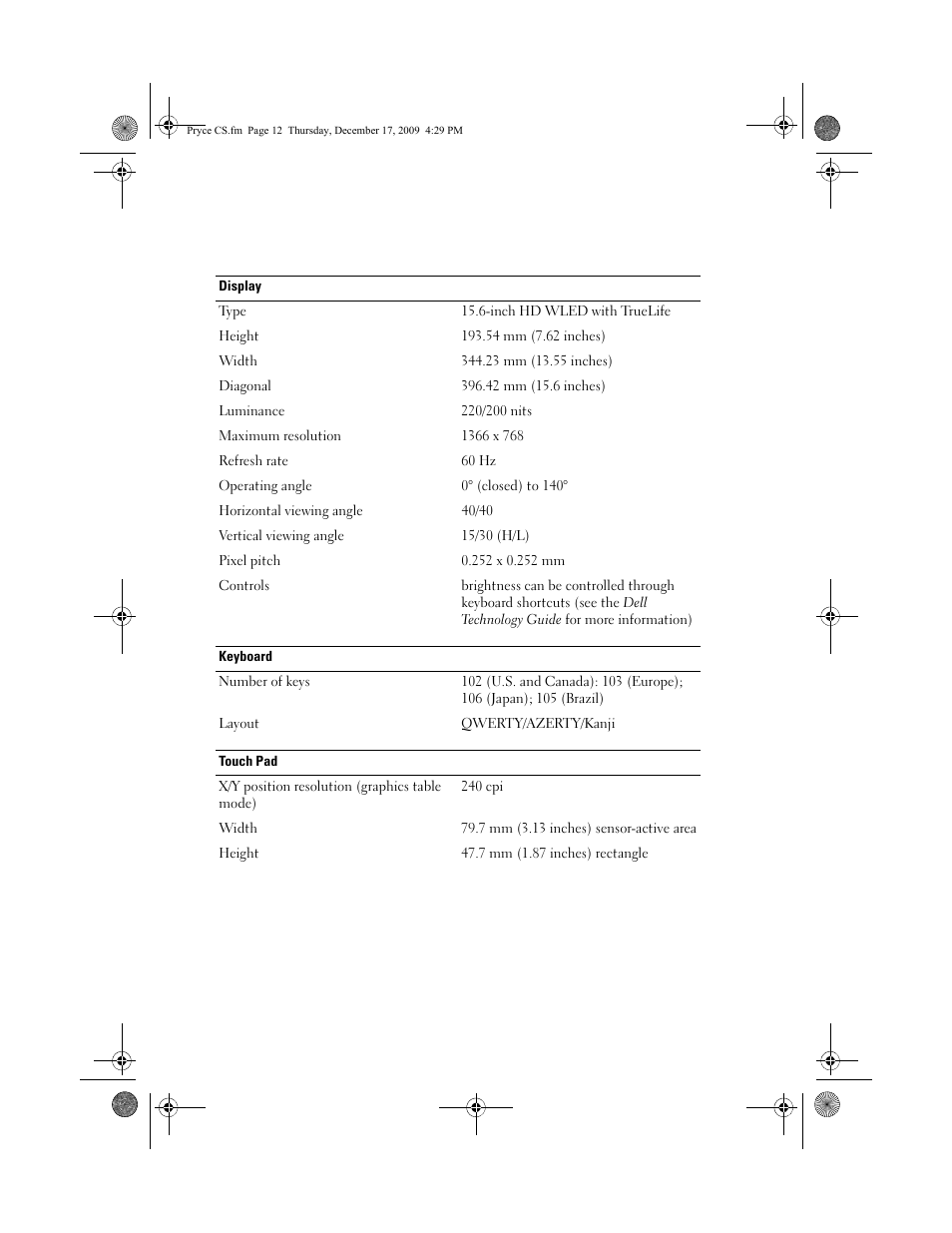 Dell Inspiron 15 (1564, Early 2010) User Manual | Page 4 / 8