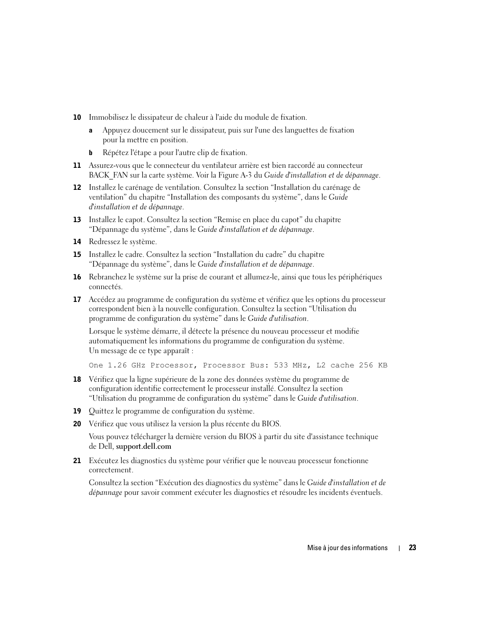 Dell PowerEdge 800 User Manual | Page 25 / 58