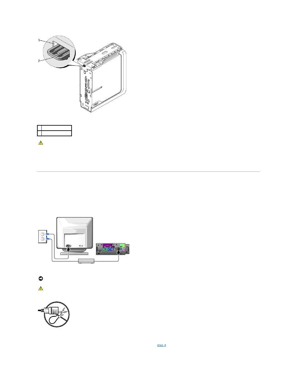 Connecting the power adapter | Dell OptiPlex SX260 User Manual | Page 19 / 116