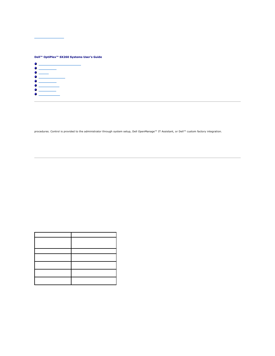 Advanced features, Legacyselect technology control, Manageability | Alert standard format, Dell openmanage it assistant | Dell OptiPlex SX260 User Manual | Page 30 / 116