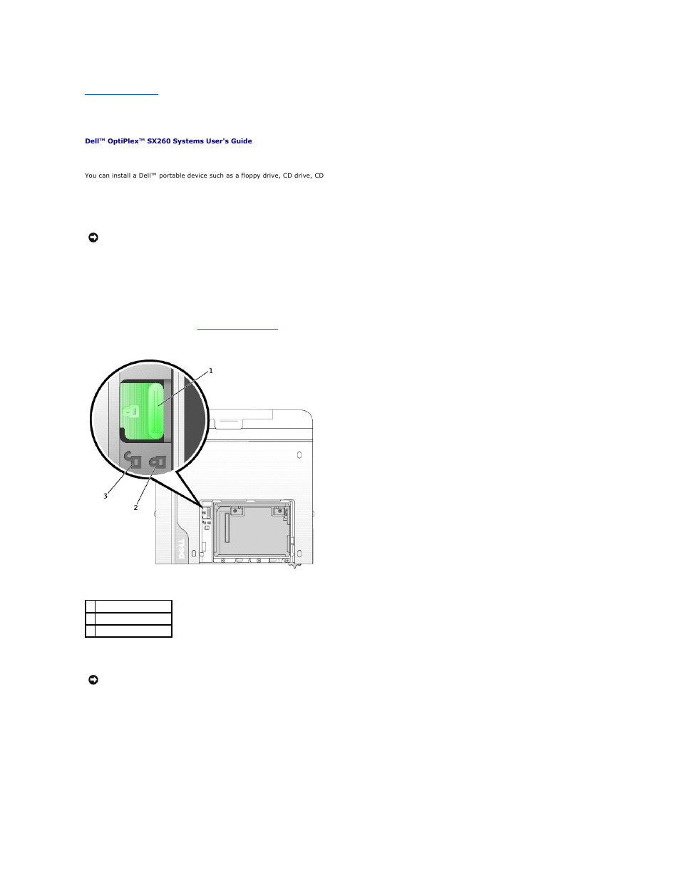 Module bay | Dell OptiPlex SX260 User Manual | Page 46 / 116