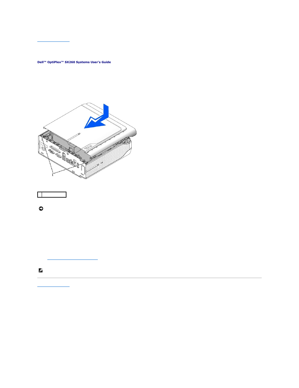 Replacing the computer cover | Dell OptiPlex SX260 User Manual | Page 51 / 116
