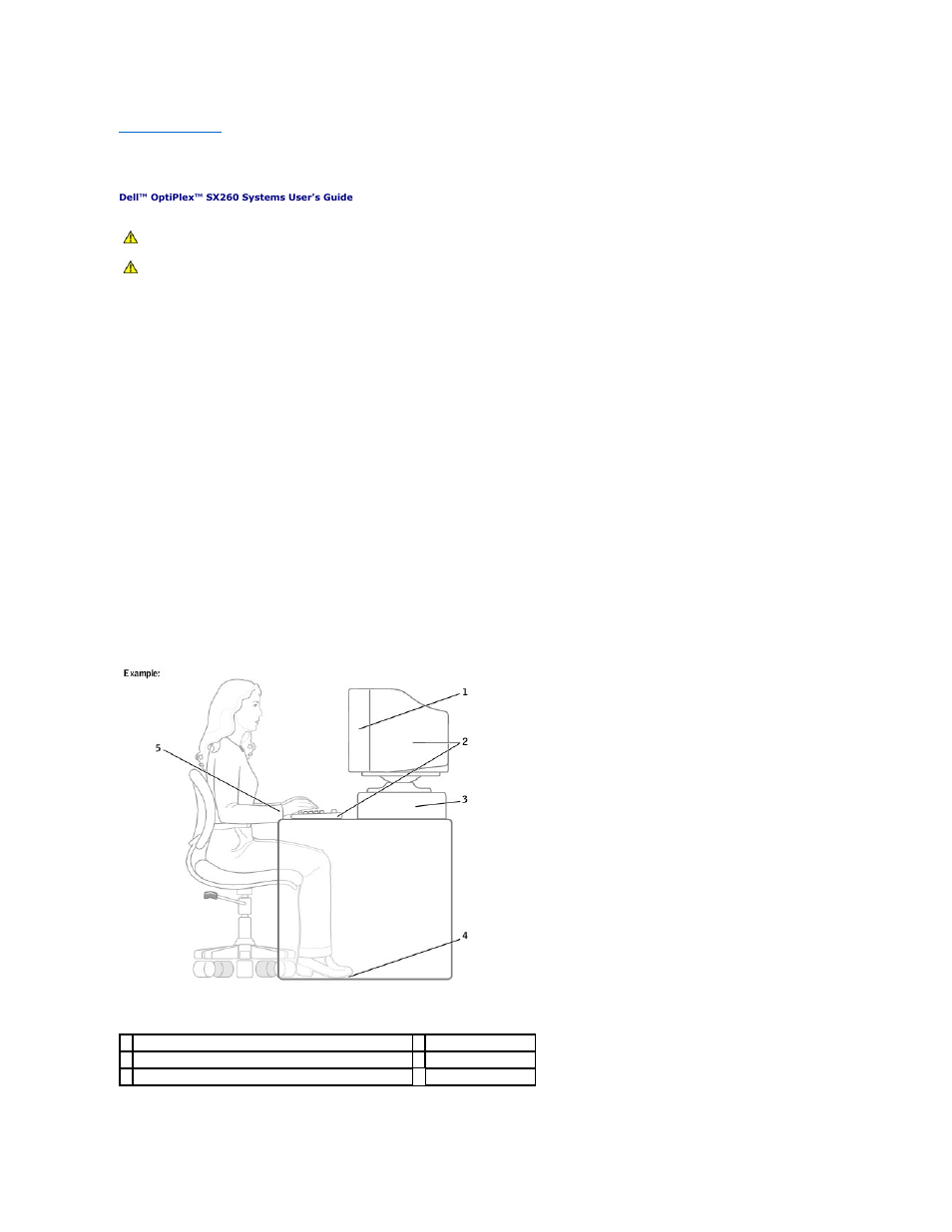 Ergonomic computing habits | Dell OptiPlex SX260 User Manual | Page 54 / 116