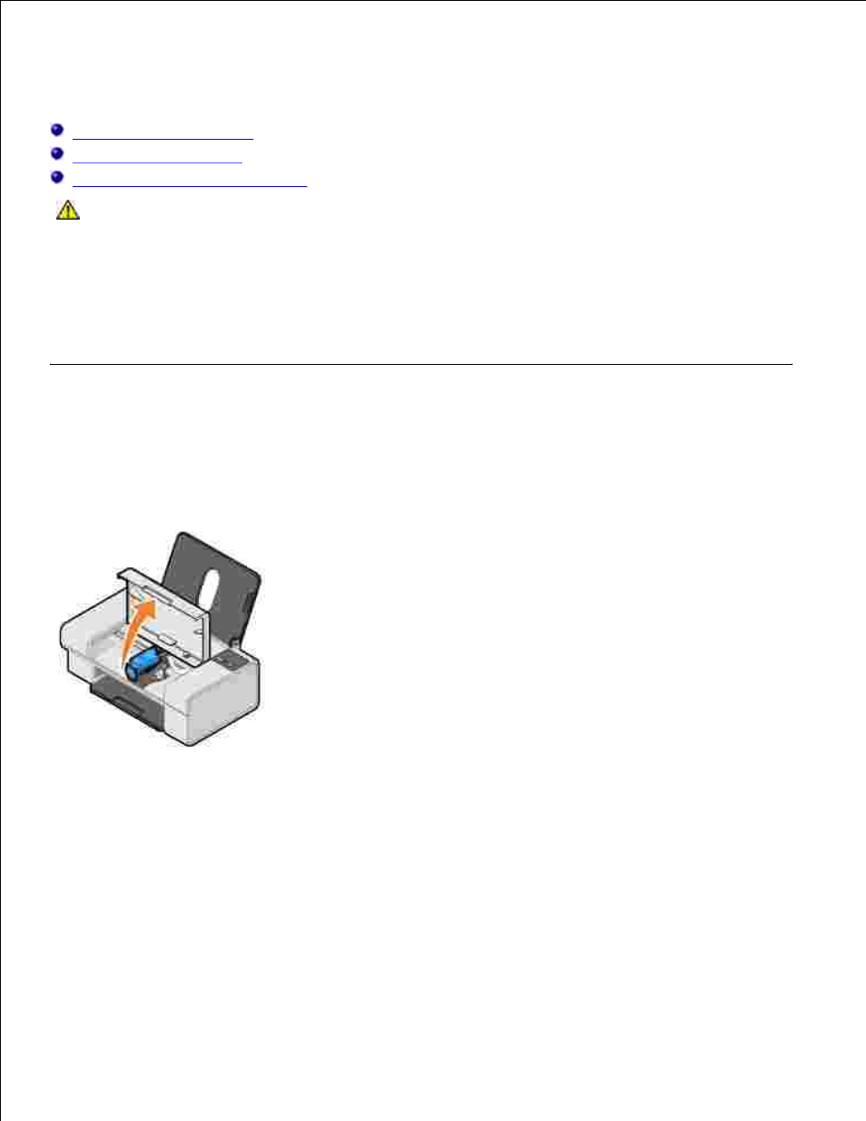 Ink cartridge maintenance, Replacing an ink cartridge | Dell 725 Personal Inkjet Printer User Manual | Page 13 / 59